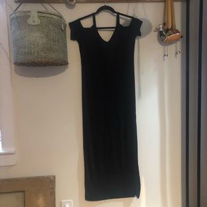 HotKiss Black Tee-shirt Maxi